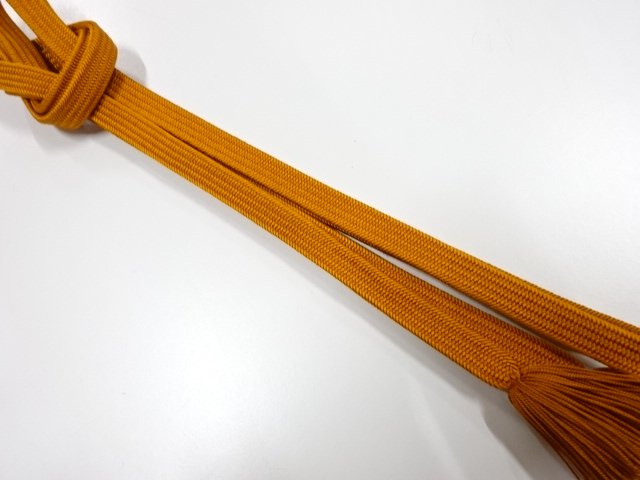 JAPANESE KIMONO / HAND-TIED OBIJIME CORD 